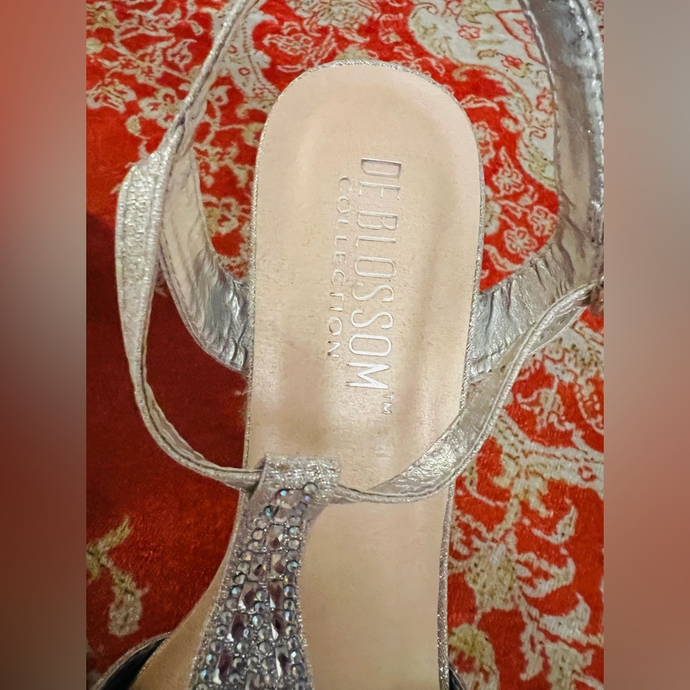 Silver Rhinestone Heels - Picture 8 of 12